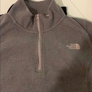 Grey half zip